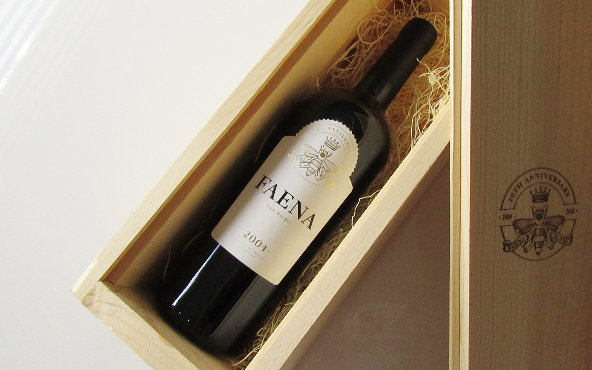 Faena 10th Anniversary Wine Label