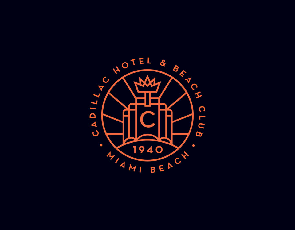 An emblem inspired on the building’s Art Deco architectural style